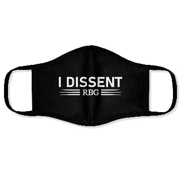 Discover I Dissent RBG Face Masks