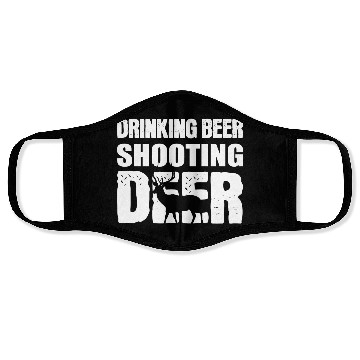 Discover Drinking Beer Alcoholic Person Gift Face Masks