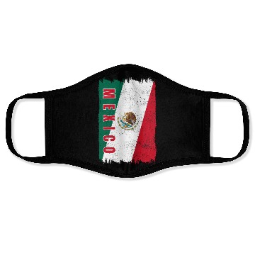 Discover Mexico Flag Face Masks