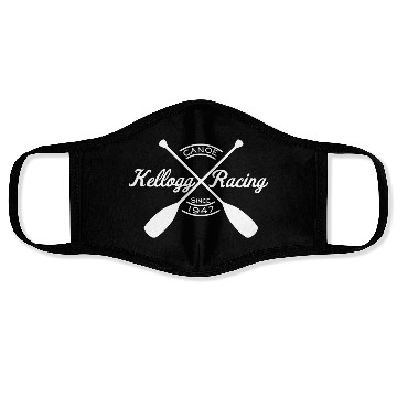 Discover Kellogg Canoe Racing -WHITE Face Masks
