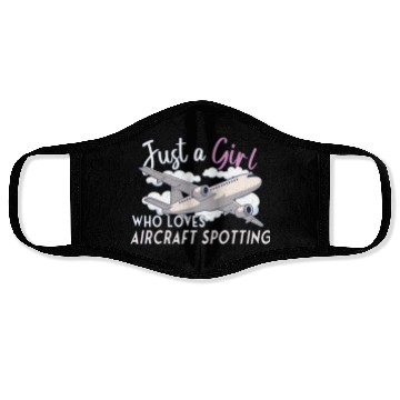 Discover Aircraft Spotting Airplane Aircraft Spotter Face Masks