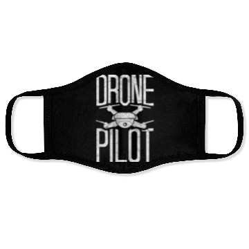 Discover Funny Drone Pilot Quadrocopter Face Masks
