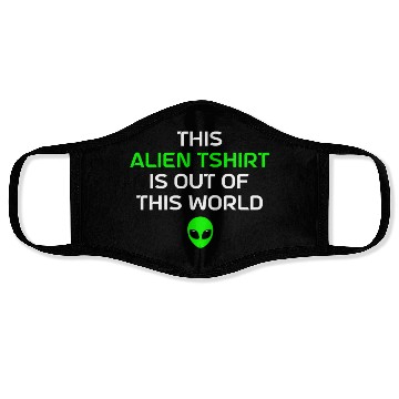 Discover Alien Gift Extraterrestrial UFO AREA 51 Sci-fi Face Masks