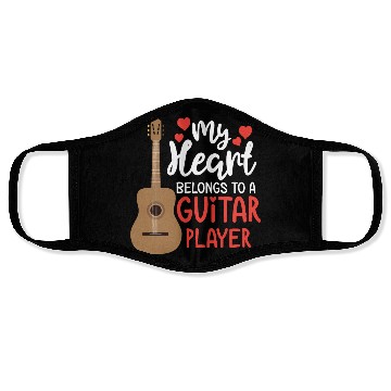 Discover Guitar Player Clothing Musician Gift for Him Her Face Masks