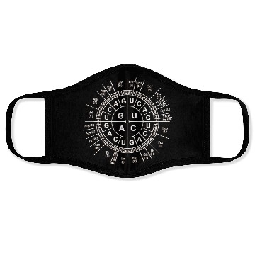 Discover Awesome Biology Genetic Code Sun Face Masks Science