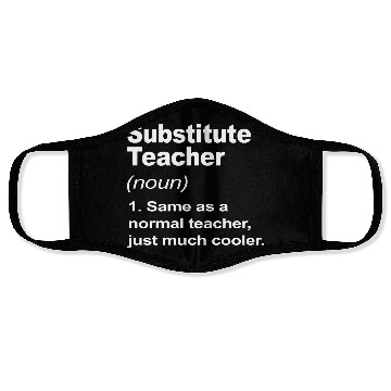 Discover Substitute Teacher Definition Back To School 2023 Face Masks