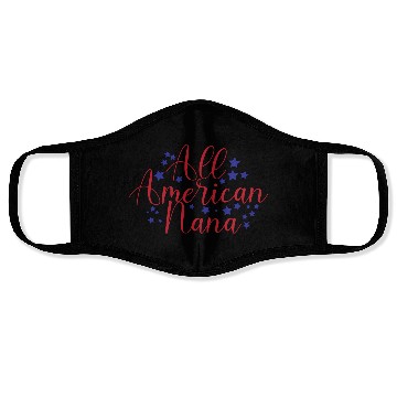 Discover all american nana Face Masks