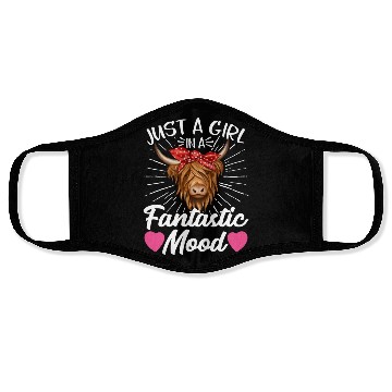 Discover Scottish Highland Cattle Cow Face Masks