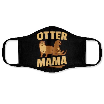 Discover Otter Mama Sea Otters Face Masks