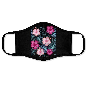 Discover Tropical Leaves Face Masks