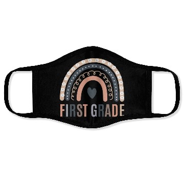 Discover First Grade Back to School Teacher Face Masks