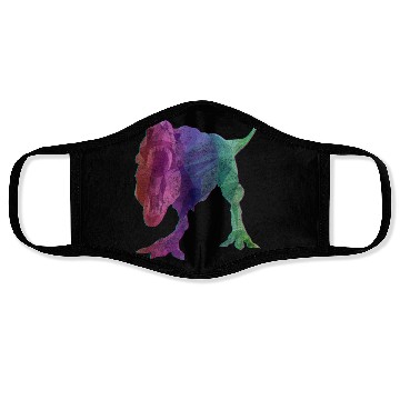 Discover Polygon Cool Abstract Design Face Masks