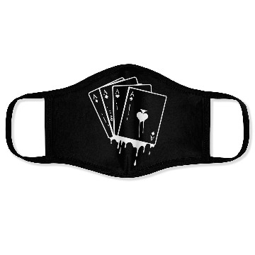 Discover Poker Card Face Masks