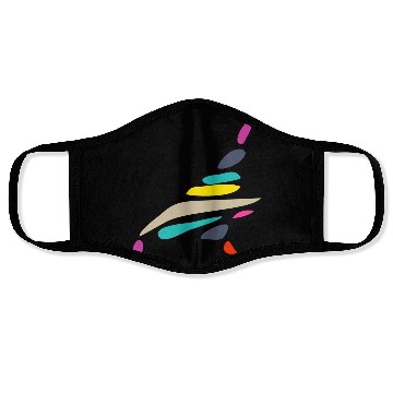 Discover Geometry Triangle Rectangle Circle Colors Face Masks