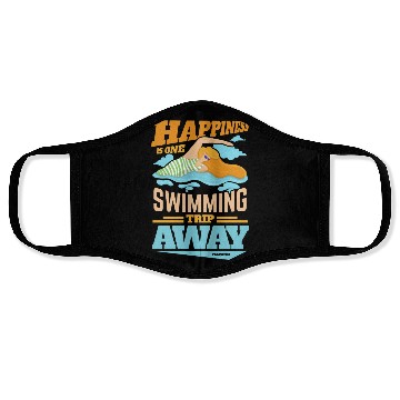 Discover Swimming lifeguard swimming course outdoor pool gi Face Masks