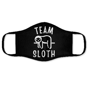 Discover Team Sloth Face Masks