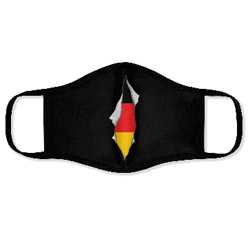 Discover germany flag proud german Face Masks
