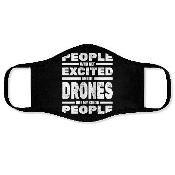Discover Drone Pilot Quadcopter Face Masks