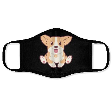 Discover Corgi Face Masks