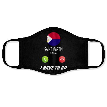 Discover Saint Martin is calling Is calling Flag Saying Face Masks