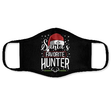 Discover Buck Deer Hunting Hunter Christmas Face Masks