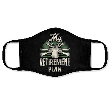 Discover Buck Deer Hunting Hunter Retired Face Masks