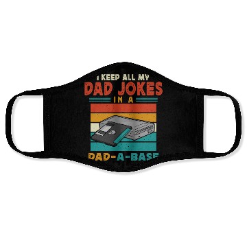 Discover Dad Joke Data Scientist Pun Computer Science Papa Face Masks