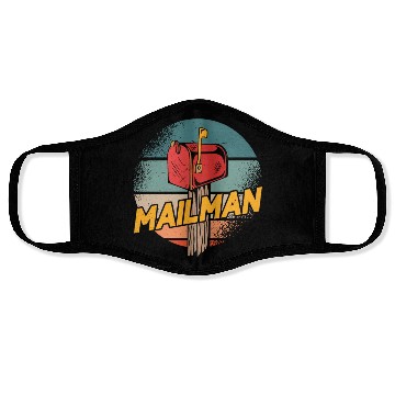Discover Mailman Mail Courier Postman Postal Worker Face Masks
