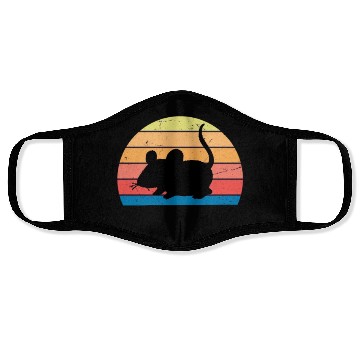 Discover mouse retro vintage Face Masks