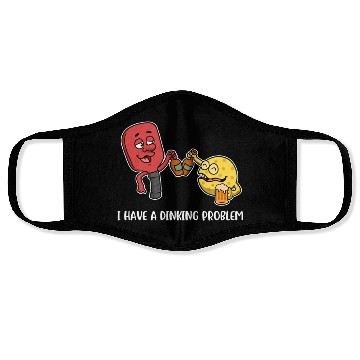 Discover Dinking Problem Funny Pickleball Gift Face Masks