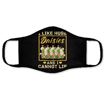 Discover Daisy Garden Gardening Gardener Face Masks