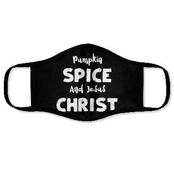 Discover Pumpkin Spice And Jesus Christ Face Masks