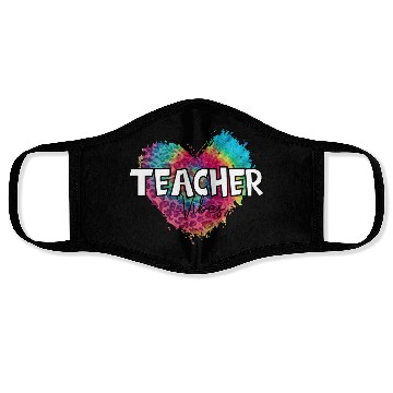 Discover Teacher, Heart Face Masks