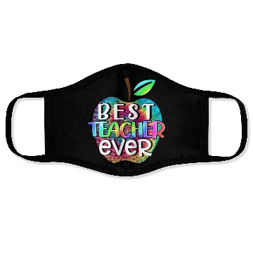 Discover Teacher, Best Teacher Ever Face Masks
