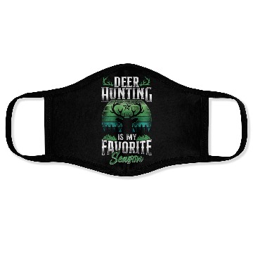 Discover Buck Deer Hunting Hunter Vintage Face Masks