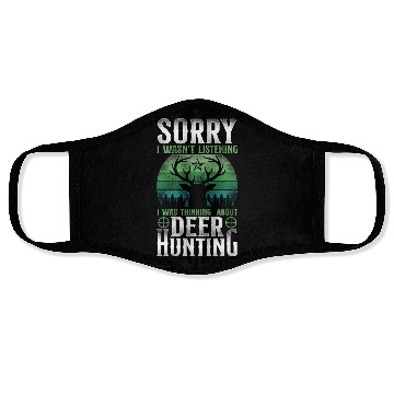 Discover Buck Deer Hunting Hunter Vintage Face Masks