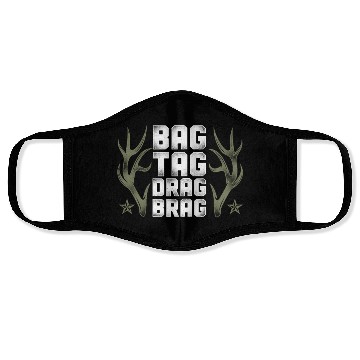 Discover Buck Deer Hunting Hunter Vintage Face Masks