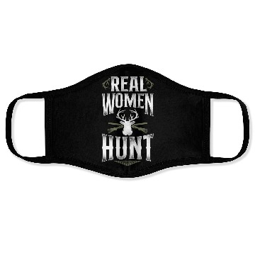 Discover Buck Deer Hunting Hunter Girl Face Masks