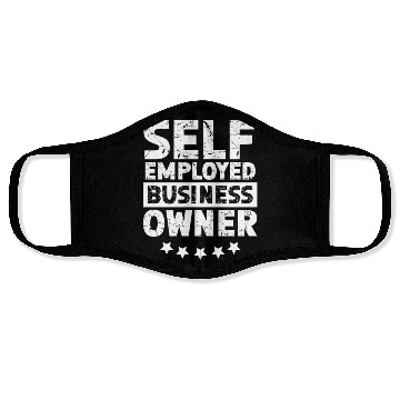 Discover Self Employed Business Owner Work Freelancer Boss Face Masks