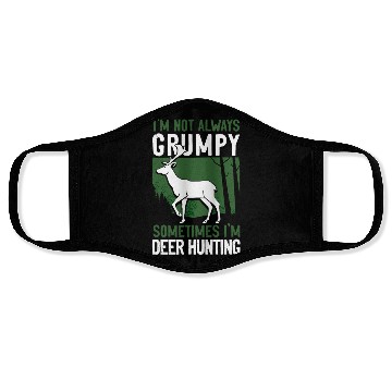 Discover Buck Deer Hunting Hunter Dad Face Masks