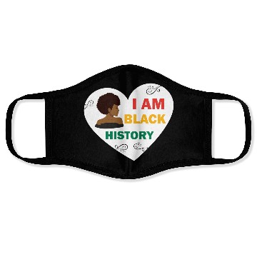 Discover I'M Black History Face Masks