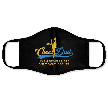 Discover Cheer Dad Cheerleader Daddy T Face Masks