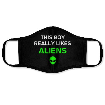 Discover Alien Gift Extraterrestrial UFO AREA 51 Sci-fi Face Masks