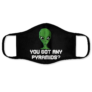 Discover Alien Galaxy Ufo Extraterrestrial Spaceship space Face Masks