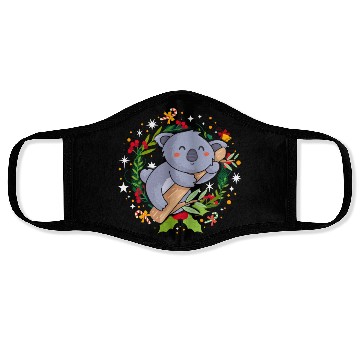 Discover Ugly Christmas Sweater Koala Face Masks