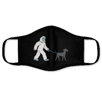 Discover Bigfoot Sasquatch Walking Great Dane Face Masks