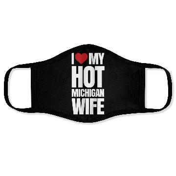 Discover Michigan Wife Gift Face Masks