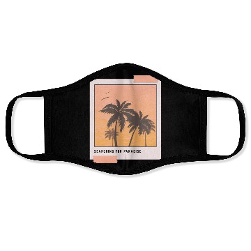 Discover Searching for Paradise - Polaroid Picture Face Masks