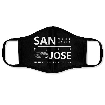 Discover San Jose Urban Street Design Face Masks