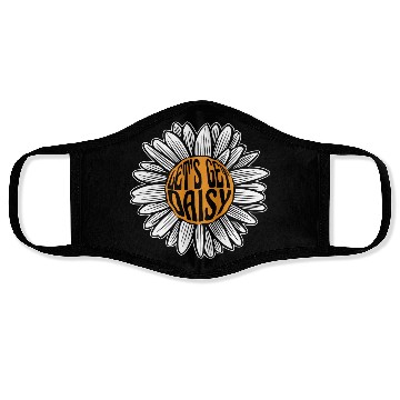 Discover Daisy Garden Gardening Gardener Face Masks